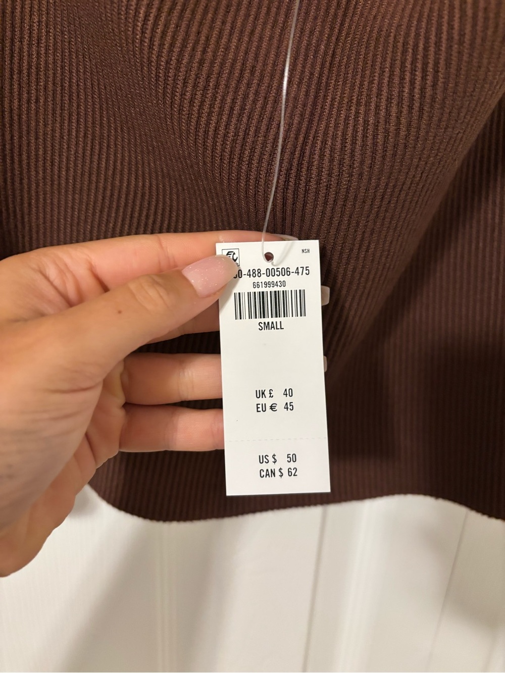 NWT A&F Ribbed Halter Neck Top - Picture 12 of 12